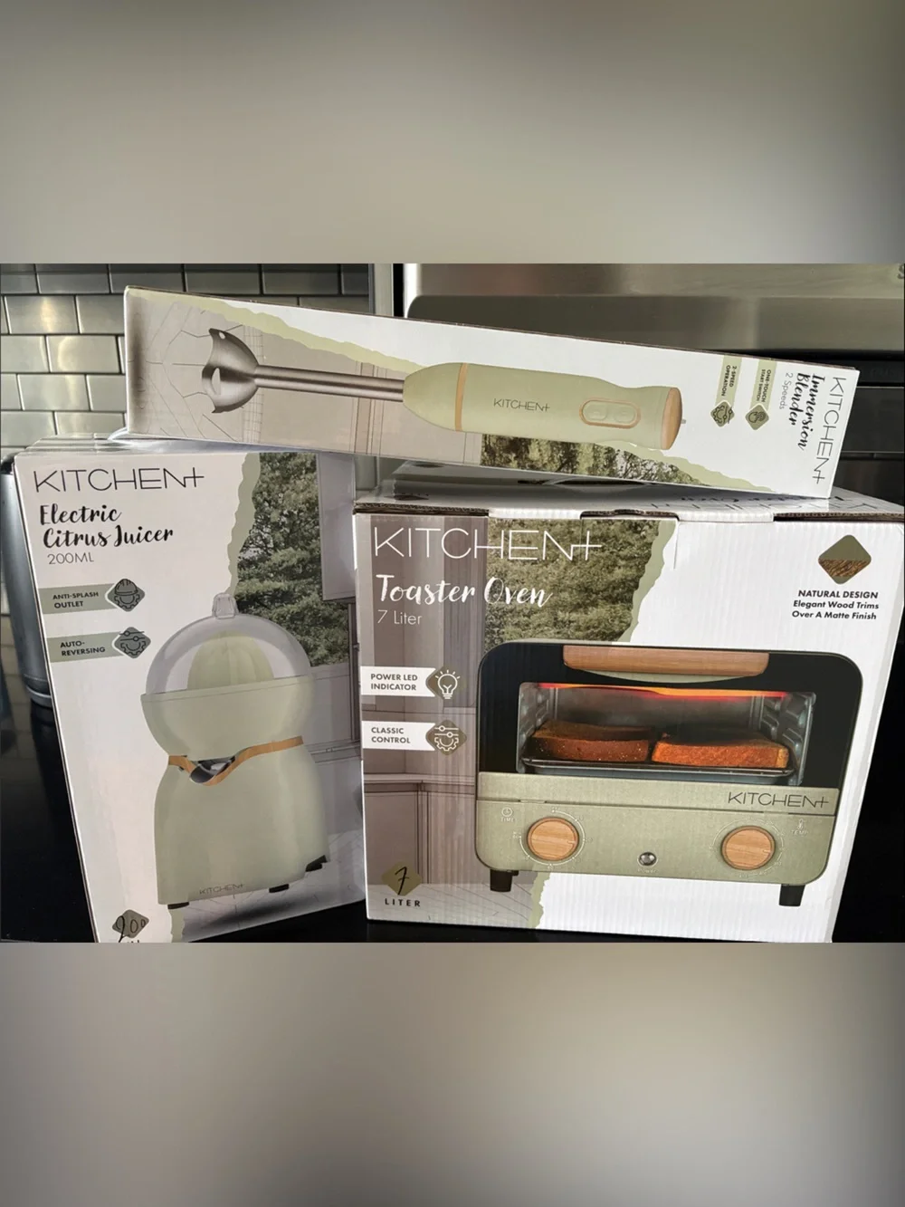 Brand-New KITCHEN+ Kitchen Appliance Bundle — 3 Pieces